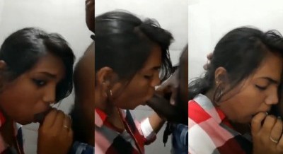 Beautiful young girl lovely cock tasting sex tape