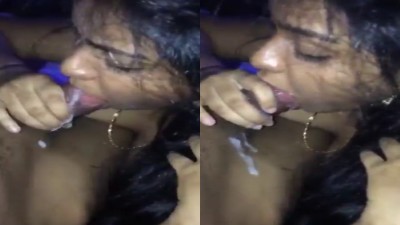 Theni innocent housewife beautiful cum in mouth scene