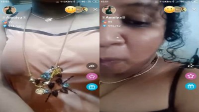 Ambattur aunty nipple pressing with ool talk